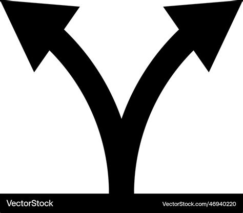 Two arrows icon symbol isolated on white Vector Image