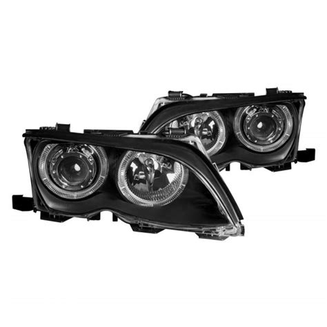 Anzo® - BMW 3-Series with Factory Halogen Headlights 2002 Black LED ...