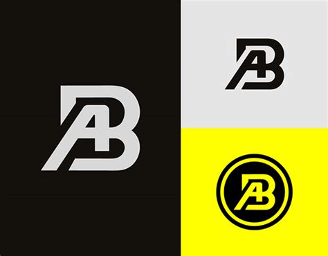 AB Logo or BA Logo on Behance