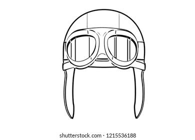 1,806 Pilot Hat Drawing Images, Stock Photos & Vectors | Shutterstock