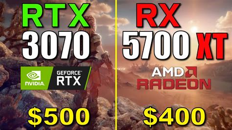 RTX 3070 vs. RX 5700 XT | How Big is The Difference? - YouTube