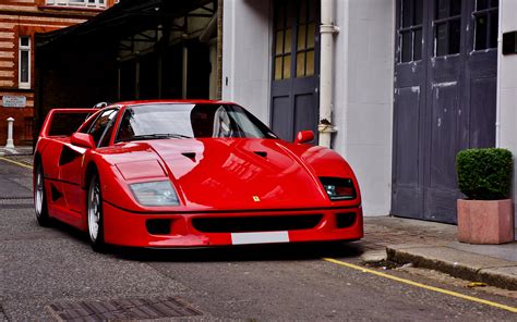 Download Vehicle Ferrari F40 HD Wallpaper