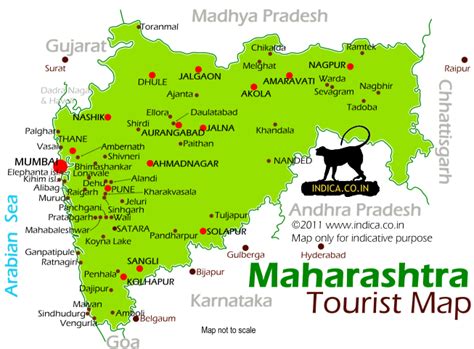 Map of Maharastra