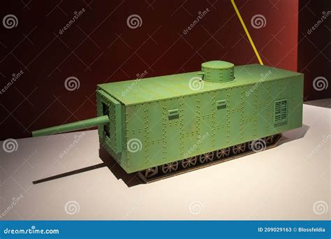 Model of the Mendeleev Tank in Museum of Armored Vehicles in ...