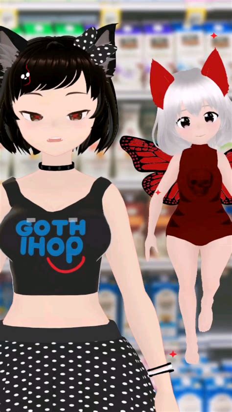 Welcome to "Goth" IHop! (My Halloween outfit) : r/VirtualYoutubers