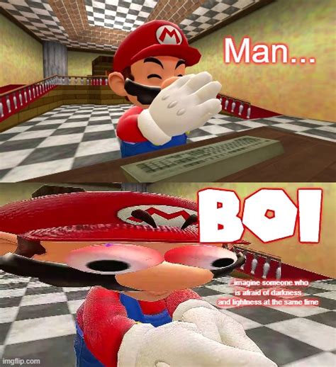 SMG4 Mario Plays Unfair Mario: B O I - Imgflip