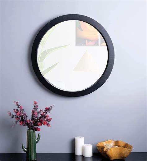 Buy Black Glass Decorative Mirror at 19% OFF by Think artly | Pepperfry