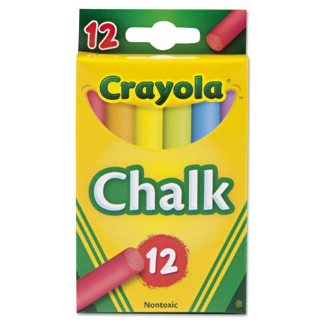 Chalk, Two Each of Six Assorted Colors, 12 Sticks/Box - ELEVATE Marketplace