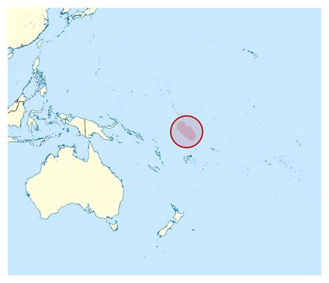 Tuvalu Island Map