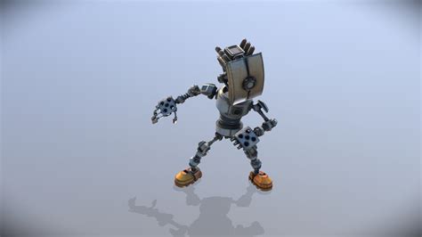 Scrap Robot - 3D model by Bram@NC (@BramGillNC) [1f6a4c9] - Sketchfab