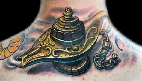 30 Magic Genie Lamp Tattoo Designs for Men