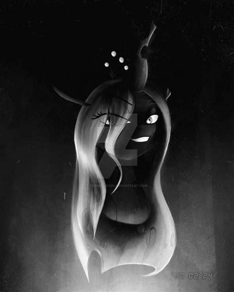 Queen Chrysalis Fan Art Illustration Painting by cosmotic1214 on DeviantArt