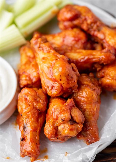 Crispy Baked Buffalo Chicken Wings | Gimme Delicious