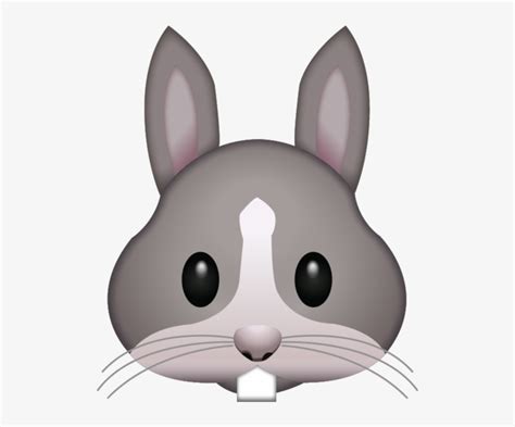 Download Rabbit Face Emoji - Rabbit Emoji Transparent PNG - 600x600 ...