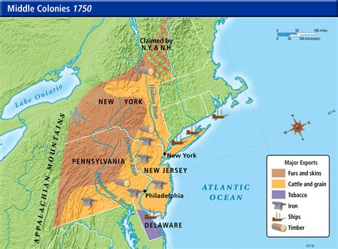 Natural Resources - The Middle Colonies