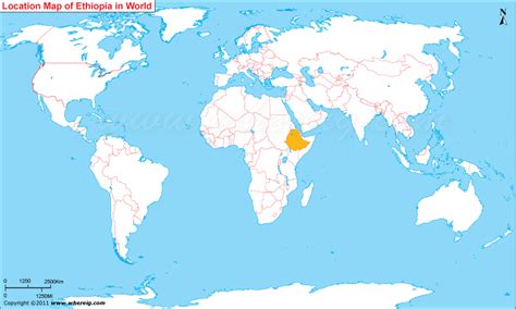 Where is Ethiopia? | Where is Ethiopia Located in the World Map