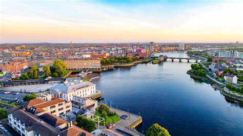 An aerial view of Limerick city, Ireland — Brussels Research Group