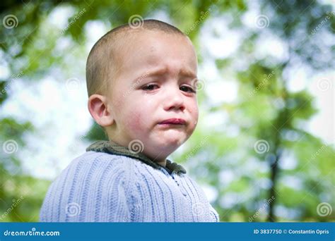 Sad Little Boy Stock Photo - Image: 3837750