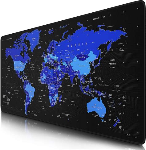 World Map Gaming Mousepad - 120 X 50 Cm | NEXTmart Store