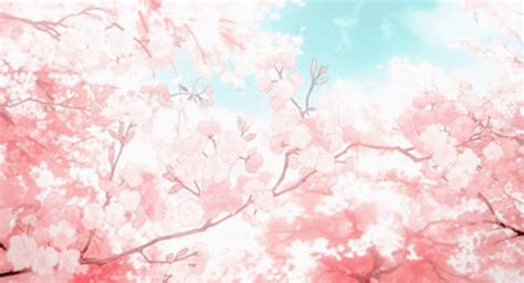 Cherry Blossom Anime GIF - Cherry Blossom Anime Flowers - Discover ...