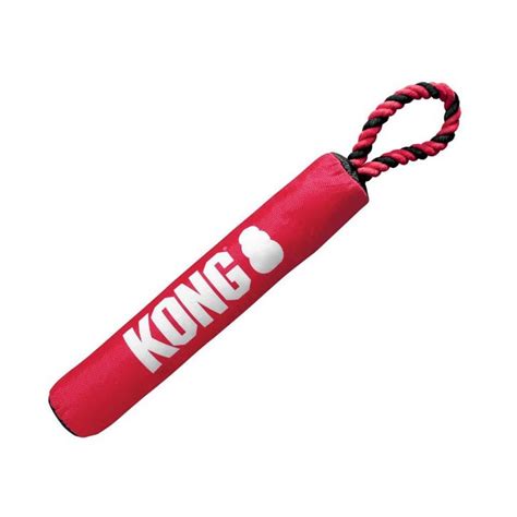 Kong Signature Stick With Rope Dog Toy - Medium | Feedem