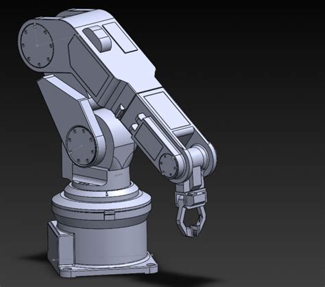 Industrial robot arm Free 3D Model - .obj .c4d - Free3D