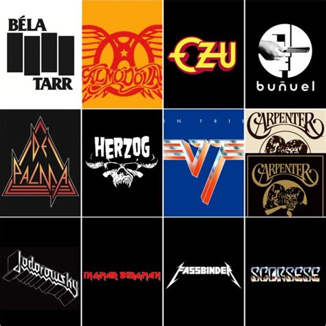 Famous Filmmakers as Recognizable Band Logos Created By NYC’s The IFC ...