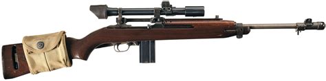 WWII U.S. Army IBM Manufacture M1 Carbine with M84 Scope-Carbine ...