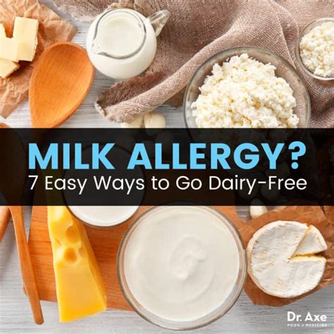 Milk Allergy + 7 Easy & Natural Ways to Manage It - Dr. Axe