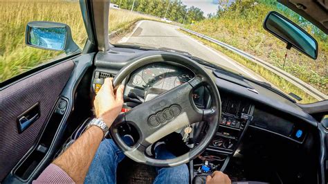 1994 Audi 80 B4 [1.9 TDI 90HP] |0-100| POV Test Drive #1363 Joe Black ...