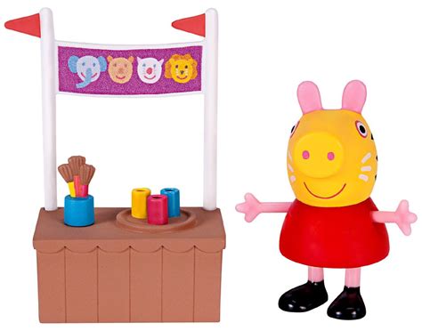 Peppa Pig Face Painting with Peppa Pig Mini Figure Jazwares - ToyWiz