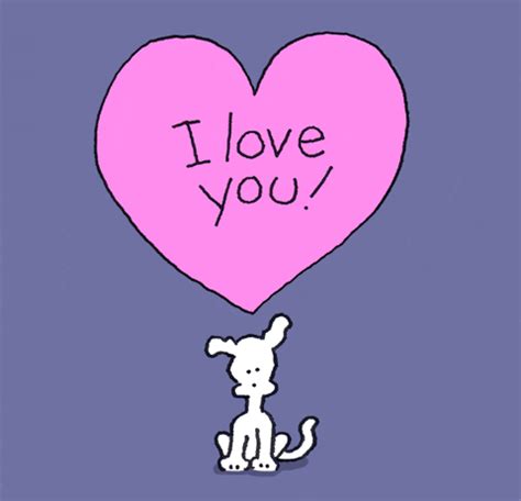 I Love You Hearts GIF by Chippy the Dog - Find & Share on GIPHY