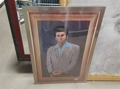 My local Goodwill has a framed oil painting of Kramer from Seinfeld ...