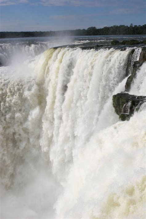 Devil S Throat, Iguazu Falls Stock Photo - Image of tourism, waterfall ...