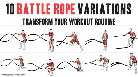 10 Battle Rope Variations To Transform Your Workout Routine