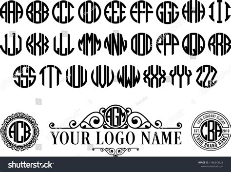 3 Letter Logo: Over 50,977 Royalty-Free Licensable Stock Vectors ...