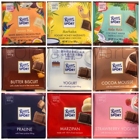 RITTER SPORT ALL FLAVOUR 100G (COKLAT LANGKAWI MURAH) | Shopee Malaysia