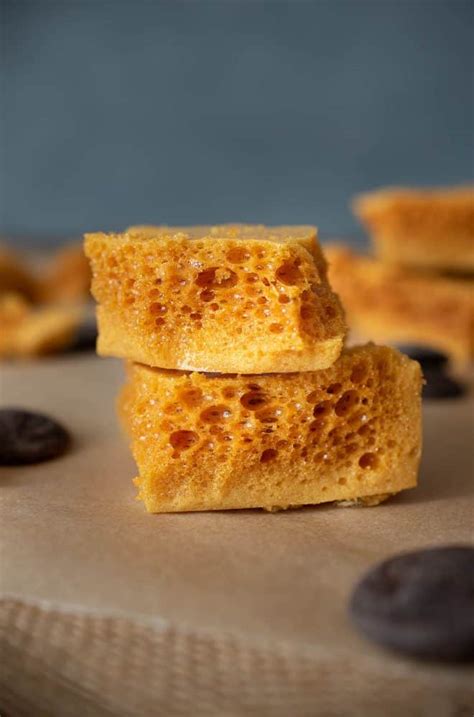 3 Ingredient Cinder Honeycomb Toffee - Culinary Ginger