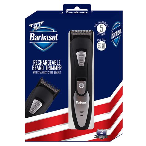 Rechargeable Beard Trimmer – Barbasol