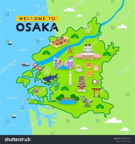 1 Japan Osaka Shinsekai Sakura Stock Vectors and Vector Art | Shutterstock