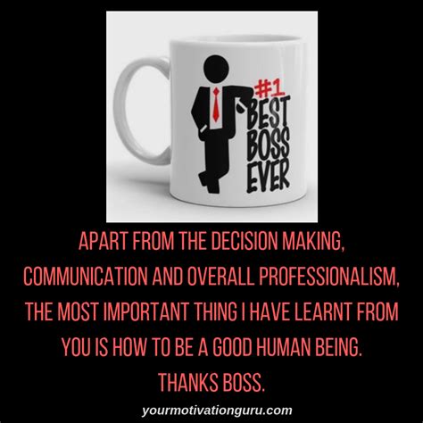 Top 10 Best Boss Appreciation Quotes and Thank You Messages For Boss