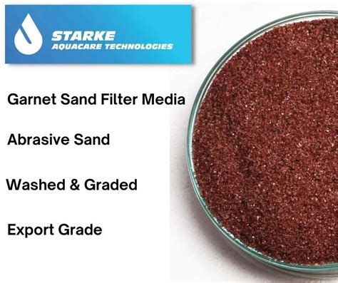 Garnet Sand Filter Media, 25 Kg Bag, 20/40 mesh at Rs 17/kg in New ...