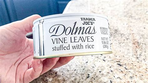 Trader Joe's Dolmas Review (Stuffed Grape Leaves) - Sip Bite Go