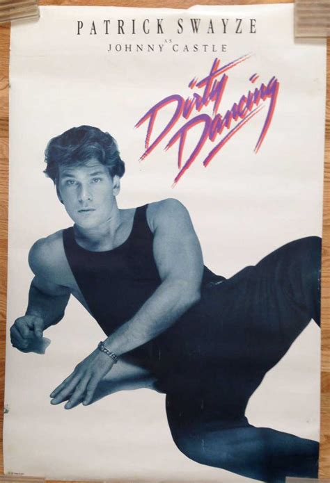 Vintage Patrick Swayze Dirty Dancing Poster