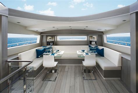 Hatteras Yachts | M75 Panacera | Interior de yates de lujo, Yates de ...