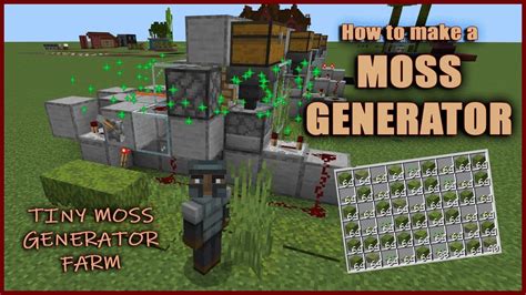 How to build a TINY MOSS FARM in Minecraft Bedrock 1.19 in 2023 ...