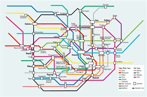 Metro Map Pictures: Tokyo Metro Map Details Pictures