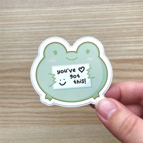 Frog Affirmations Sticker Pack | Happy stickers, Stationery lover ...