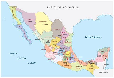 Map Of Northern Mexico Cities - Iwanna Fly