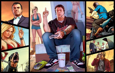 🔥 Free Download Grand Theft Auto V Wallpaper Channel Art Professional ...